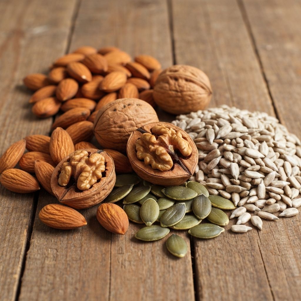 Composition of nuts and seeds
